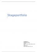 HBO V Stageportfolio PL1 (klinisch redeneren en onderzoekend vermogen)