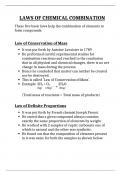 Laws of chemical combination