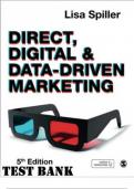 TEST BANK for Direct, Digital & Data-Driven Marketing 5th Edition