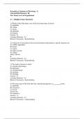Essentials of Anatomy & Physiology, 7e, (Martini/Bartholomew)  Test bank chapter 4-16