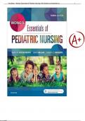(Complete)  Test Bank For Wong s Essentials of Pediatric Nursing  10th And 11th Edition Hockenberry, Rodgers & Wilson: ISBN- ISBN-, Complete A+ guide