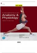Test Bank - Fundamentals of Anatomy and Physiology 12th Edition by Frederic Martini, Judi Nath & Edwin Bartholomew - Complete, Elaborated and Latest Test Bank. ALL Chapters (1-29) Included and Updated for 2024
