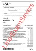 2023 AQA A Level Mathematics Paper 1