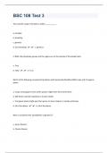 BSC 108 Test 3|74 Questions With Answers