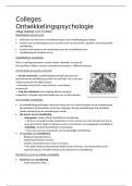 Samenvatting Colleges Ontwikkelingspsychologie (PSBA1-07)