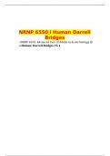 NRNP 6550 i Human Darrell Bridges, NRNP 6550 - Advanced Practice Care of Adults in Acute Care Settings II, Walden University