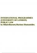 INTERNATIONAL PROGRAMMES (LONDON) PUBLIC LAW