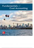 Fundamentals of Cost Accounting  6th Edition by  William Lanen - Test Bank