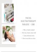 Summary -  Unit 11 - Provide Facial Electrotherapy Treatments 