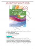 TEST BANK FOR Psychiatric-Mental Health Nursing 8th edition by Sheila L. Videbeck UPDATED ALL CHAPTERS        Psychiatric-Mental Health Nursing 8th edition by Sheila L. Videbeck