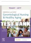 Test Bank For Ebersole and Hess' Gerontological Nursing & Healthy Aging, 6th - 2022 All Chapters - 9780323698030