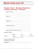 Module 2 Exam psych 140 NEWLY UPLOADED A+ MATERIAL