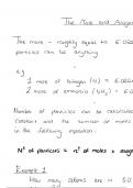 Quick introduction to mole calculations.