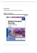 Test Bank - Medical-Surgical Nursing, Concepts and Practice, 5th Edition (Stromberg, 2023) Chapter 1-49 | All Chapters