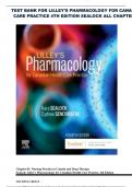 TEST BANK FOR LILLEY’S PHARMACOLOGY FOR CANADIAN HEALTH CARE PRACTICE 4TH EDITION SEALOCK ALL CHAPTERS COVERED