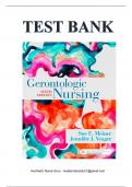 Test Bank For Gerontologic Nursing 6th Edition by Sue E. Meiner, Jennifer J. Yeager ALL CHAPTERS | Complete Guide 2023