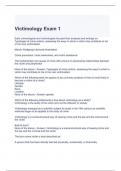 Victimology Exam 1 Questions and Answers (Graded A)