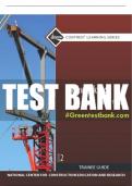 Test Bank For Ironworking, Level 3 2nd Edition All Chapters - 9780132577854