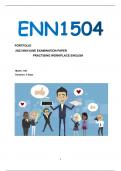 ENN1504 OCT EXAM ANSWERS 2023