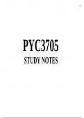 PYC3705 STUDY NOTES