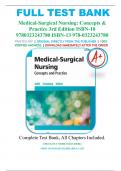 Test Bank for Medical-Surgical Nursing: Concepts & Practice 3rd Edition by Susan C. deWit, Holly K. Stromberg & Carol Dallred