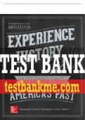 Test Bank For Experience History: Interpreting America's Past, 9th Edition All Chapters - 9781259541803