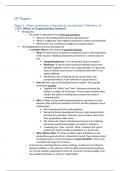 Summary Papers Organization Theory
