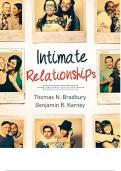 Intimate Relationships 2nd Edition by Thomas N. Bradbury - Test Bank