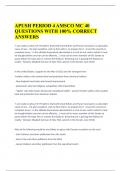 APUSH PERIOD 4 AMSCO MC |40 QUESTIONS WITH 100% CORRECT ANSWERS|GUARANTEED SUCCESS