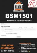 BSM1501 Assignment 6 Semester 2 2023