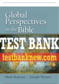 Test Bank For Global Perspectives on the Bible 1st Edition All Chapters - 9780205865383
