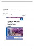 TEST BANK - MEDICAL-SURGICAL NURSING, CONCEPTS AND PRACTICE, 5TH  EDITION (STROMBERG, 2023) CHAPTER 1-49 | ALL CHAPTERS  COVERED GRADED A+
