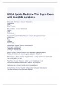 HOSA Sports Medicine Exam Bundle