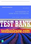 Test Bank For Foundations of Addictions Counseling 4th Edition All Chapters - 9780135166932