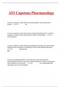 ATI Capstone Pharmacology