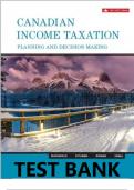 Canadian Income Taxation Planning And Decision Making Test Bank