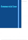 Commercial Law First Year Comprehensive Summary