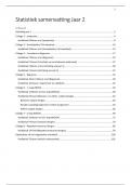 Samenvatting van College aantekeningen en literatuur - 2.1. Methoden & statistiek II