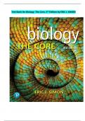 Biology: The Core 3rd Edition Exam Questions and 100% Correct Answers| Eric J. Simon