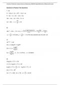 Applied mathematics practices questions/answers 