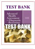 Test Bank For Advanced Health Assessment and Diagnostic Reasoning Fourth Edition By Jacqueline