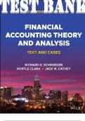 TEST BANK for Financial Accounting Theory and Analysis: Text and Cases 14th Edition by Schroeder, Clark and Cathey (Complete Chapters 1-17)