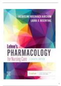 Test Bank for Lehne's Pharmacology for Nursing Care 11th Edition by Burchum - All chapters (1-112) 522 PAGES | ISBN: 9780323825221|  A+ ULTIMATE GUIDE 2023