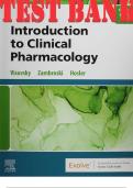 TEST BANK for Introduction to Clinical Pharmacology 10th Edition by Visovsky Constance, Zambroski Cheryl and Shirley Hosler. ISBN: 9780323880428 (Complete Chapters 1-20)