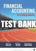 TEST BANK FOR FINANCIAL ACCOUNTING FOR UNDERGRADUATES 4TH EDITION 