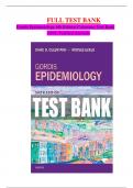 Gordis Epidemiology 6th Edition Celentano Test Bank 100% Verified Answers