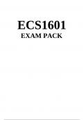 ECS1601 EXAM PACK 2024