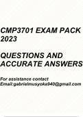 CMP3701 Exam pack 2023