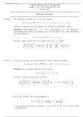calculo diferencial e integral - 2022-2023 Exame 1 V2 + Resolução