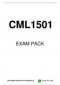 CML1501 EXAM PACK 2023